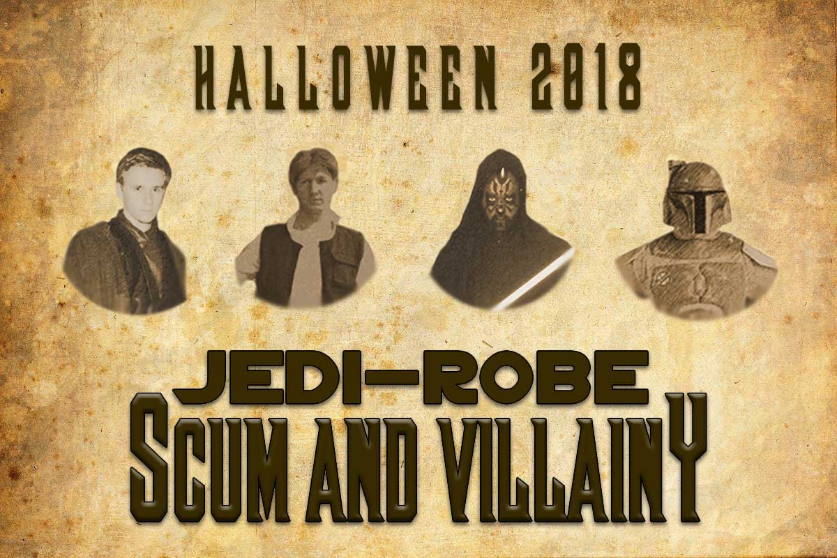 Star Wars Halloween 2018 costumes from Jedi-Robe.com